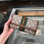 二手正品GUCCI 古馳 JACKIE 1961 經典老花 鏈條包 女包 斜挎包 肩背包 手提包 鏈帶錢包 手袋