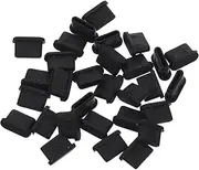 PartyKindom 30Pcs Type Cover Protectors Dust Stoppers for Phone Laptop Charging Ports Prevents Grime Easy to Use Durable Flexible Design