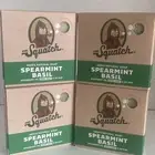 (4) Bars Dr. Squatch All Natural Bar Soap Spearmint Basil