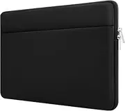 HEDUGO Laptop Sleeve Bag Compatible with 15 to 16 inches MacBook Air/Pro Chromebook Notebook Protective Case with Front Pocket Padded Computer Pouch Cover Protective for 15” to 16” Laptop,Black