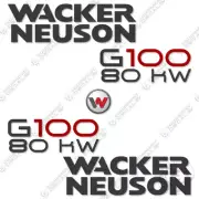 Fits Wacker Neuson G100 Decal Kit Diesel Generator Replacement Stickers