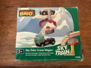 33928 BRIO Wooden Sky Train Crane Wagon! New! Thomas!