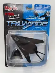 Maisto Tailwinds Fresh Metal F-117 Nighthawk Die Cast Vehicle/Stand, 2011 New