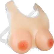 Vollencn Straps on Silicone Breast Forms,Fake Breast with Straps for Mastectomy Patient Crossdresser Transwomen Cosplay