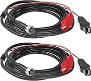2 Pakcs Electric Fishing Reel Power Cord - 10Ft Battery Connection Cable Fits for Daiwa Tanacom 1000 750 500, Seaborg 500MJ, Shimano, BeastMaster, Leobritz, ForceMaster