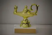4" Lamp of Knowledge Academic Trophy Award