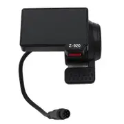 Z-920 LCD Display Dashboard 6 Pin with Accelerator Handle for Electric Scooter Replacement Accessor Black