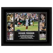 ROGER FEDERER RETIREMENT FRAMED POSTER NADAL DJOKOVIC MURRAY TENNIS MEMORABILIA