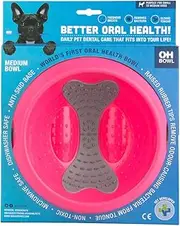 Oh Bowl The World's First Dog Bowl with a Tongue Cleaner