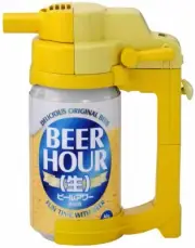 Takara Tomy Beer Hour Beer Can Dispenser Foam Head Maker From Japan