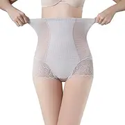 [Generic] Waste Training Corset for Women Trousers High Waist and Hip Lifting Postpartum Body Building Control Abdominal Slimming Triangle Womens Underwear Corset (g-Grey, XL)