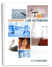BookFactory Chemistry Lab Notebook - 100 Pages(8.5" X 11")-Scientific Grid