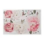 3 pcs Peony Flower Removable Wall Sticker Art Decal Home Living Room Bedroom Decor