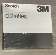 Vintage SEALED 10 pack Scotch 3M 8" inch 743-32 Diskettes