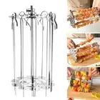 Detachable Rotating Barbecue Grill Skewer Holder for Air Fryer Accessory