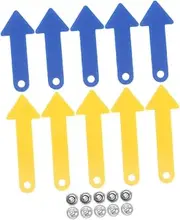 WOONEKY Educational Teaching Clock for Boys and Girls Pcs Plastic Hands School Clock DIY Management Aid