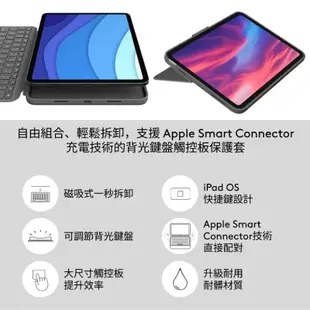 Logitech 羅技 Combo Touch 鍵盤保護套 適用 iPad 10 Air 4 5 保護殼 LOGI126