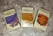 Yardley Bath BarSet: English Lavender Oatmeal & Almond Limited Ed Cinnamon Swirl