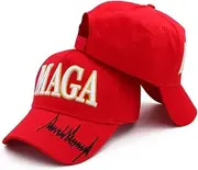 [DKXZWL] Trump 2024 Hat Ultra MAGA Red Hat Conservative Republican Anti Joe Biden Hats Funny FJB Adjustable Trucker Cap for Men Women