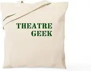 CafePress Theatre Geek Tote Bag Natural Canvas Tote Bag, Reusable Shopping Bag