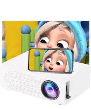 Portable Mini Projector for iPhone, HD 1080P, Compatible with Multiple Devices
