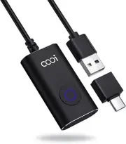 Mouse Jiggler Undetectable Metal USB Mouse Mover with Switch Button, Automatic