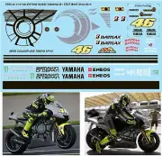 1/12 Decals for YAMAHA M1 TEST BIKE 2012 2013 DECALS TB DECAL TBD148