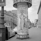 Poster a billboard Josephine Bakers review Paris mes amours to Oly- Old Photo