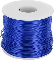 uxcell 20 Gauge Anodized Aluminum Craft Wire Bendable Bonsai Training Wire 771 Feet 0.8mm for Sculpting Crafts Wreath Floral Beading Jewelry Making, Dark Blue