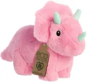 Aurora - Small Pink Eco Nation - 8" Trix Triceratops - Stuffed Animal