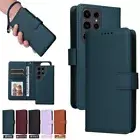 Case For Samsung S25 S24 S23 S22 A55 A05 A35 A54 A73 Flip Removable Wallet Cover