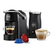 Lavazza A Modo Mio Jolie & Milk Evo Coffee Capsule Machine with Integrated Milk Frother Black