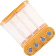 PHENOFICE Wall Mounted Multi Use Grain Dispenser Transparent Storage Container for Rice Beans and Cereal Reusable Organizer for Saving for Dry