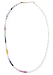 Roxanne First Can't Decide Pearl and Sapphire Necklace - Multicoloured - One Size One Size