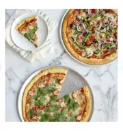 Nordic Ware Traditional and Crisper Pan Pizza, Set of 2