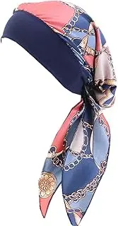 [Fxhixiy] Pre Tied Chemo Head Scarf for Women Cancer Slip On Bandana Headwrap Turban Headwear Hair Cover