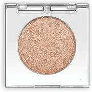Okerker Shimmer Glitter Eyeshadow Palette, Korean Eye Glitter Makeup, Ultra-Blendable, Sparkle Silver Champagne Gold Eye Shadow, Single Shade Metallic Pigmented Color