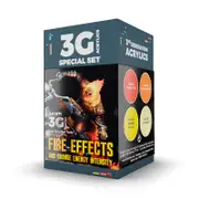 AK Interactive Wargame: Fire Effects Acrylic Paint Set 3rd Generation [AK1071]