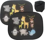 jopiuieo Shade for Car Window for Kids | Cartoon Windshield Protection - Portable Privacy Protection Car Window Sun Shade for Daily, Commuting, Travel, Daily