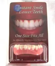 Cosmetic Teeth Secure Instant Natural Smile Snap On Teeth Veneers Dental Beauty