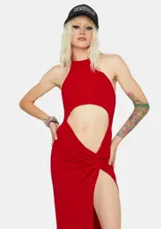 Bring The Sass Cutout Maxi Dress