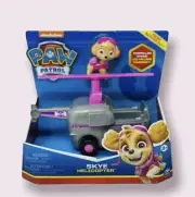 Paw Patrol - SKYE & Helicopter Vehicle - Nickelodeon - NEW-Spin Master