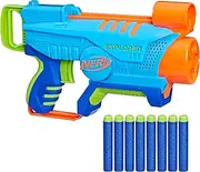 Nerf Elite Junior Explorer Easy-Play Foam Blaster, 8 Elite Darts, Blasters for Kids Outdoor Games, Ages 6 & Up