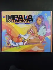 Impala Quad Roller Skate, Black- Size 8, New In Box
