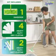 Swiffer Sweep + Mop Pet, Dry & Wet Floor Cleaner Fresh Scent Cleaning Set
