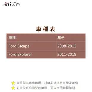 【IIAC車業】Ford Escape Explrer 福特系列 後雨刷