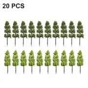 Add a Touch of Greenery to Your Model Train Railways Set of 20 Green Trees