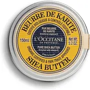 L'OCCITANE Organic Certified Pure Shea Butter:, Nourish Dry Skin & Hair, With Vitamin E, Multipurpose Organic Beauty Balm, Treatment, Protects From Dryness, Softening