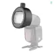 Godox S-R1 攝像機閃光燈閃光燈圓形轉接環 用於 Godox V860II V850II TT6