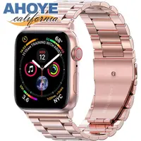 在飛比找PChome24h購物優惠-【Ahoye】38/40mm Apple Watch 不鏽鋼